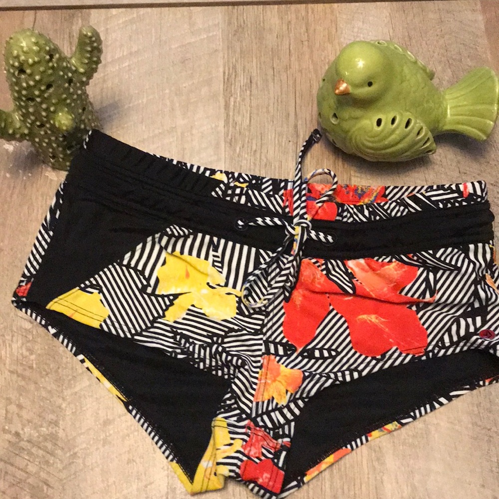 Volcom Juniors Floral Swim Bottoms